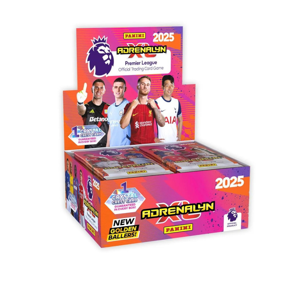 Panini cards Premier League 2025 Sachet display 36 arts