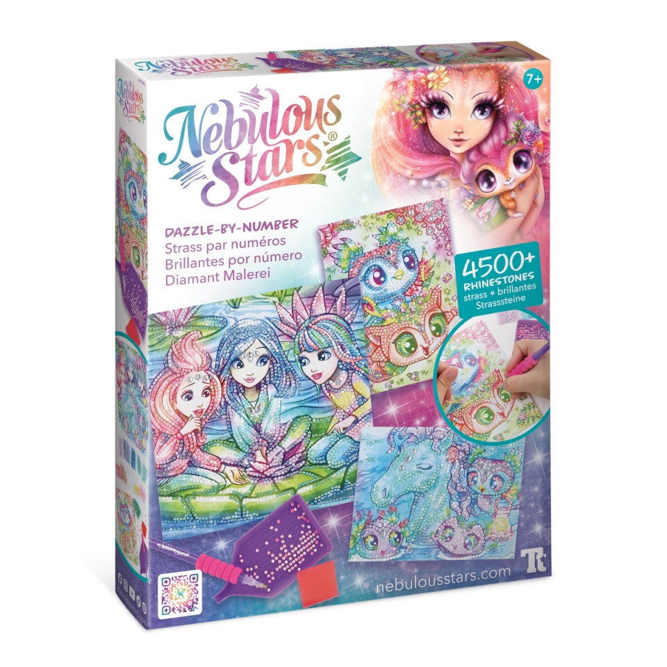 Nebulous Stars loovuskomplekt Dazzle By Number Rainbow, 11143
