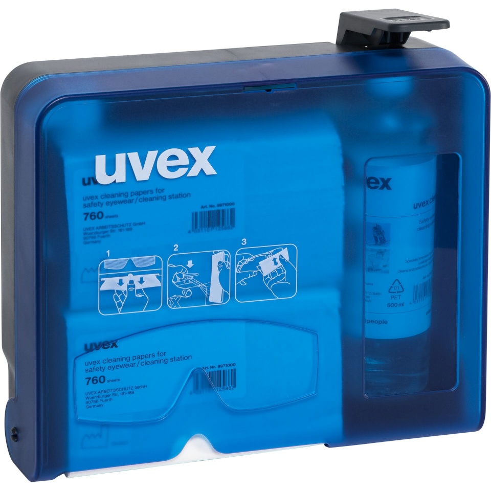 Uvex kaitseprillid Brillenreinigungsstation