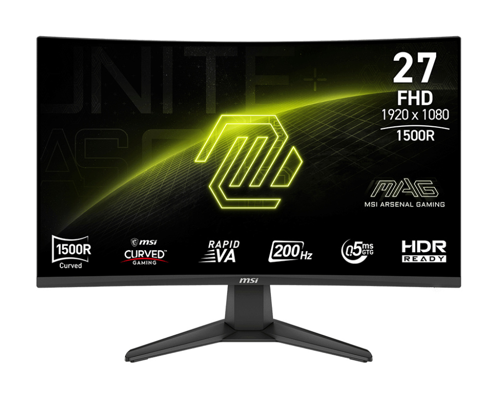 MSI monitor mag 276cf E20 27" /curved Va, FHD, 16:9, 200hz 0.5Ms, mag276cfe20