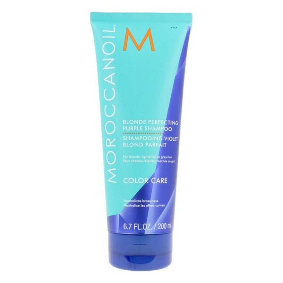 Moroccanoil šampoon Blonde Perfecting MO-PUSH200 (200ml)