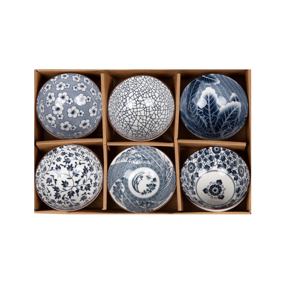 H4Y komplekt Sometsuke, 6-kaussi, sinine