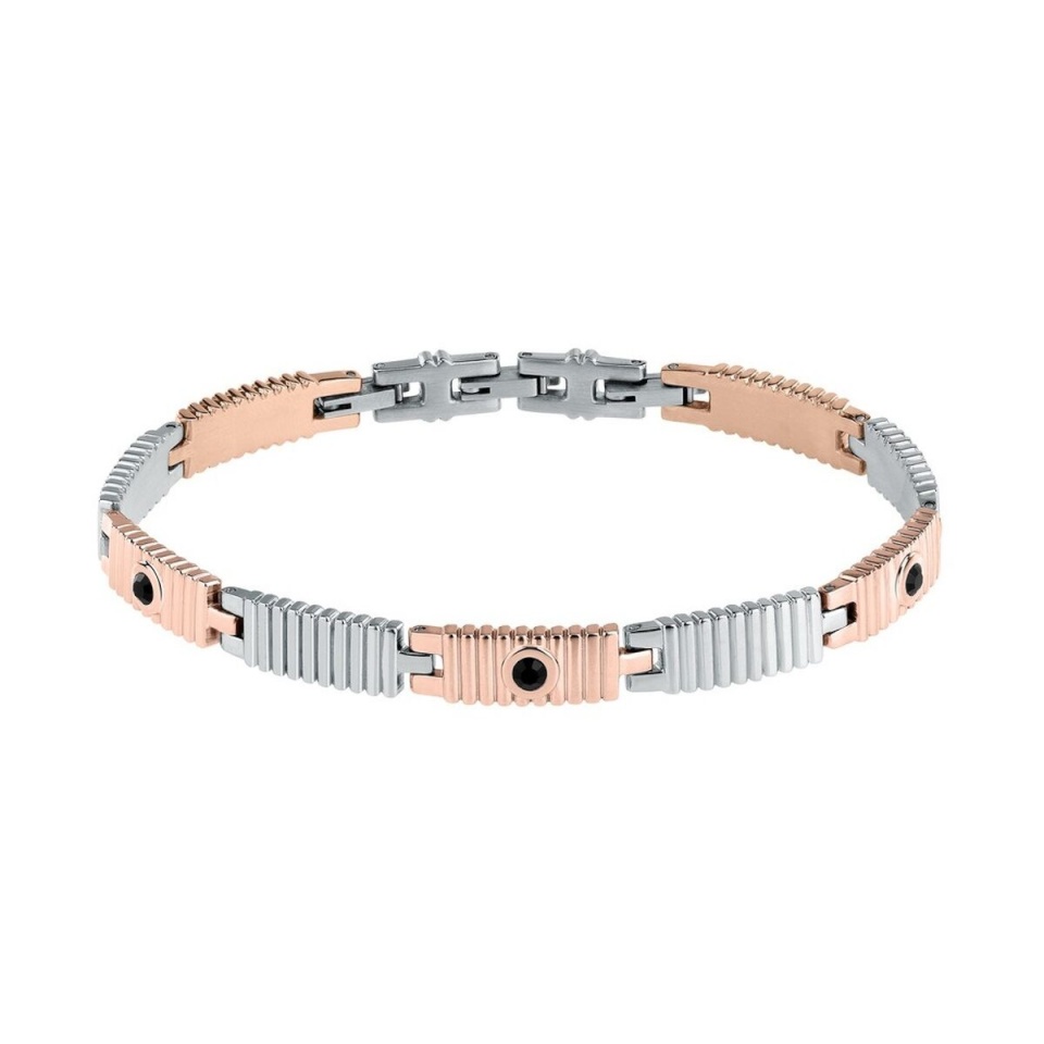 Morellato meeste käevõru SABH30 Roostevaba teras teras roosa kuld Hõbedane