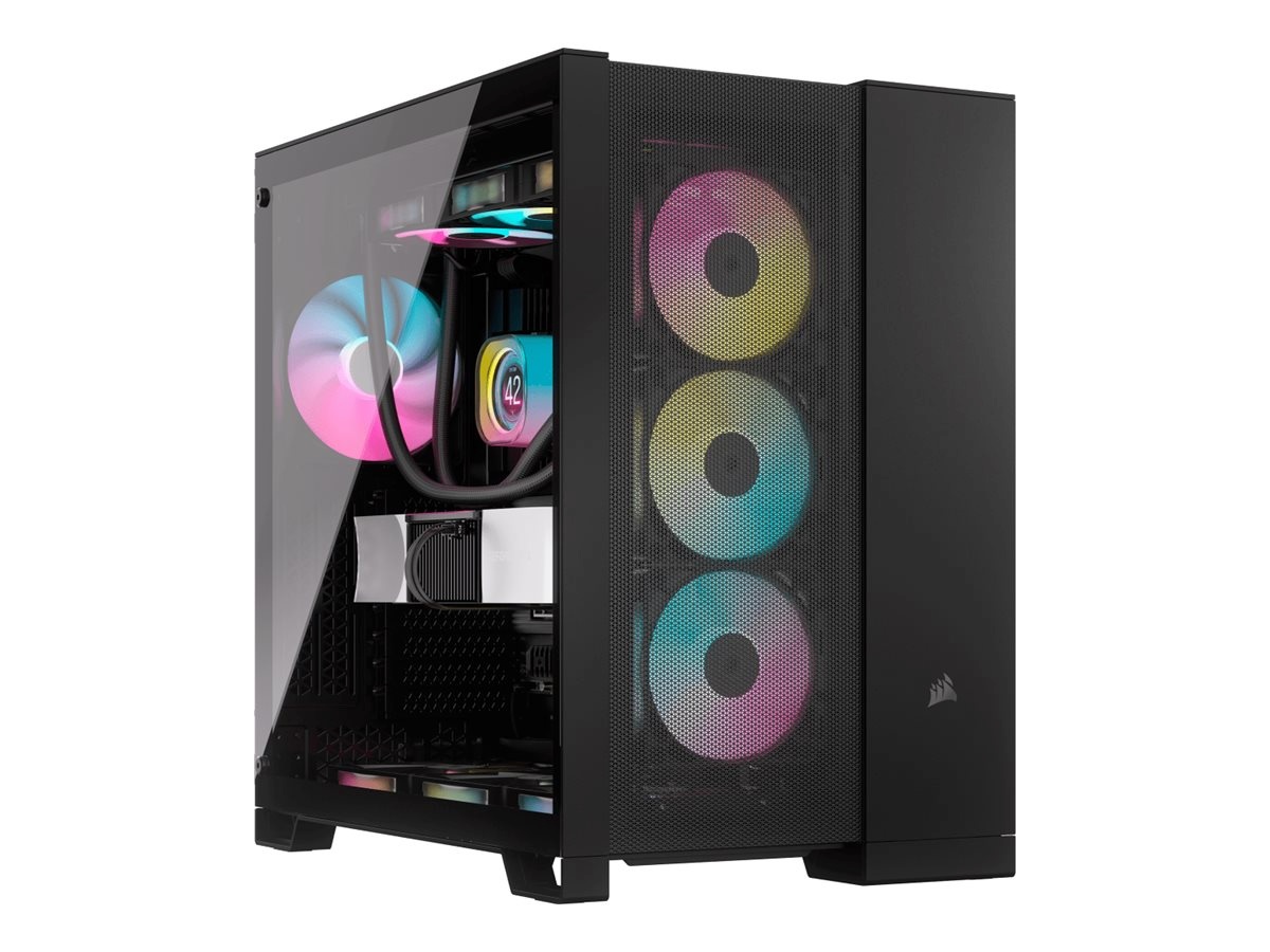 Corsair korpus 6500D Airflow (must, Tempered Glass)