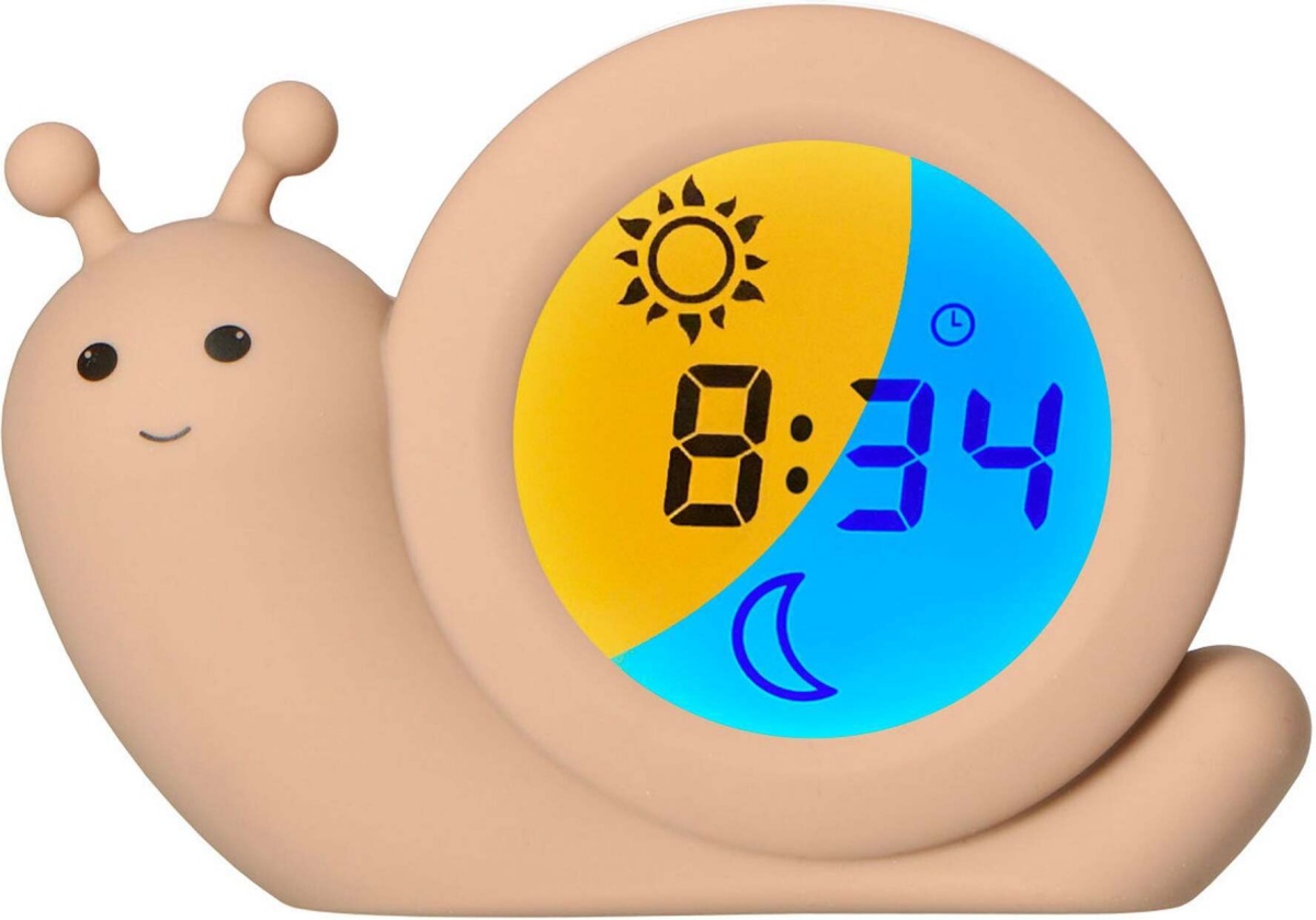 Alecto Baby äratuskell Simon Snail Sleep Rhythm Alarm Clock, beež