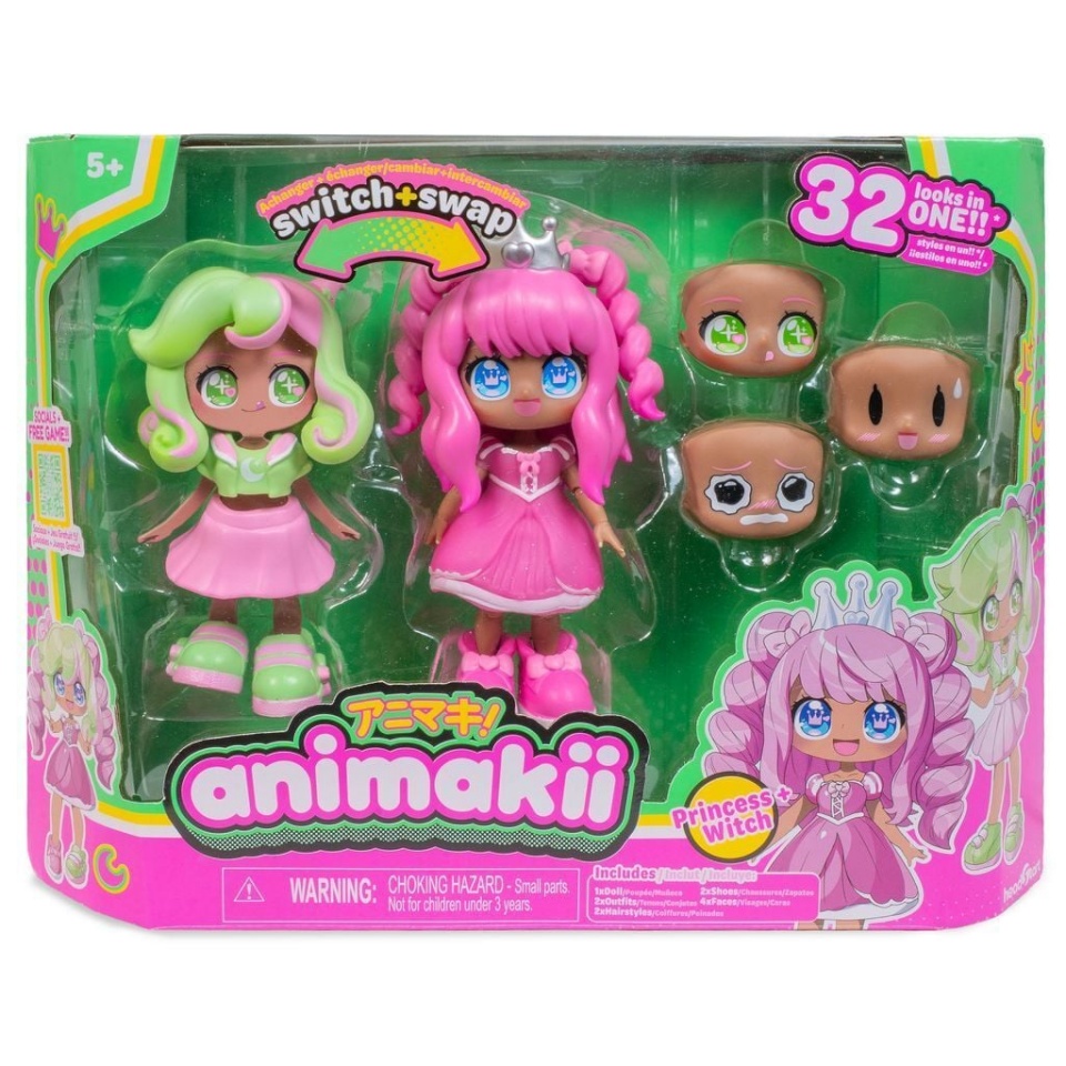 Animakii nukukomplekt, Printsess / Nõid