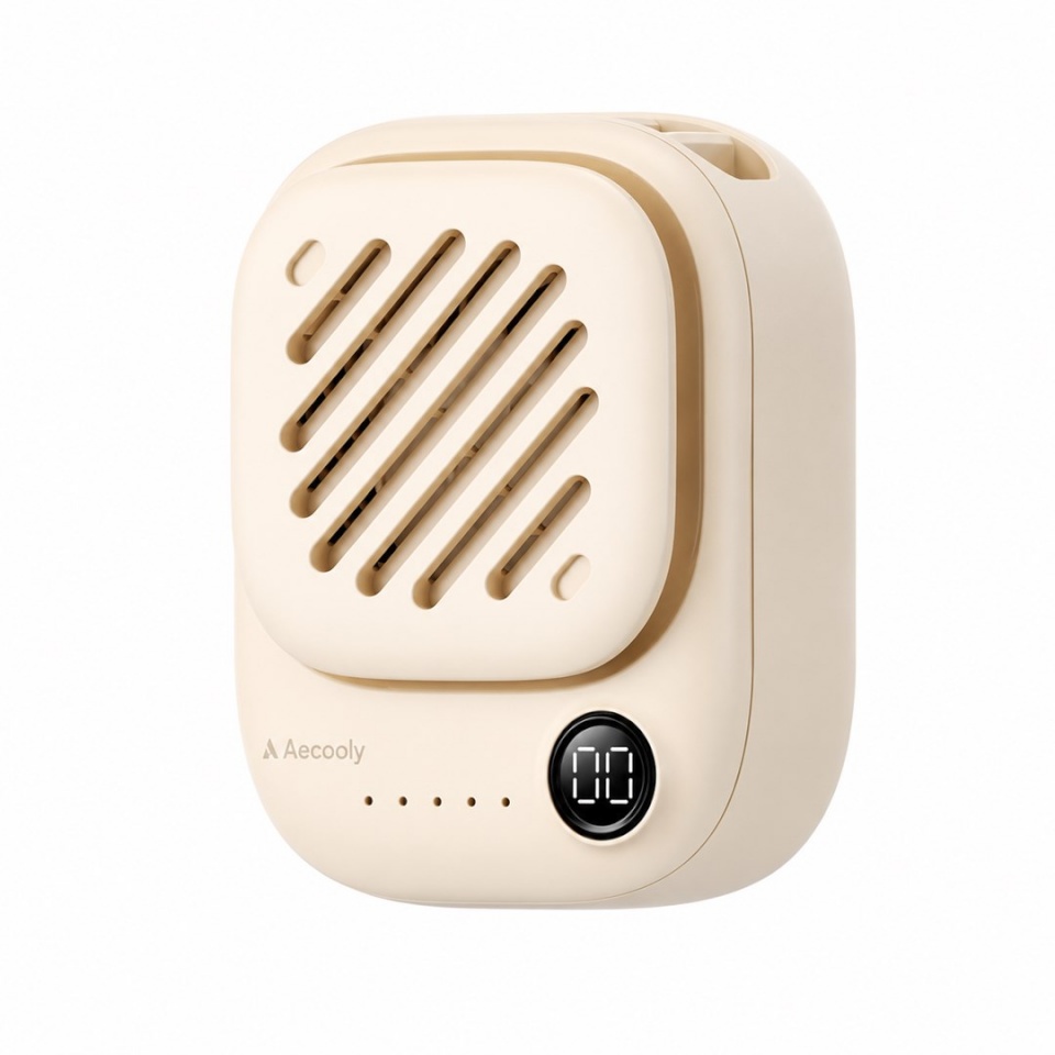 AECOOLY ventilaator CLICK 01 Mini Portable Neck Fan, beež