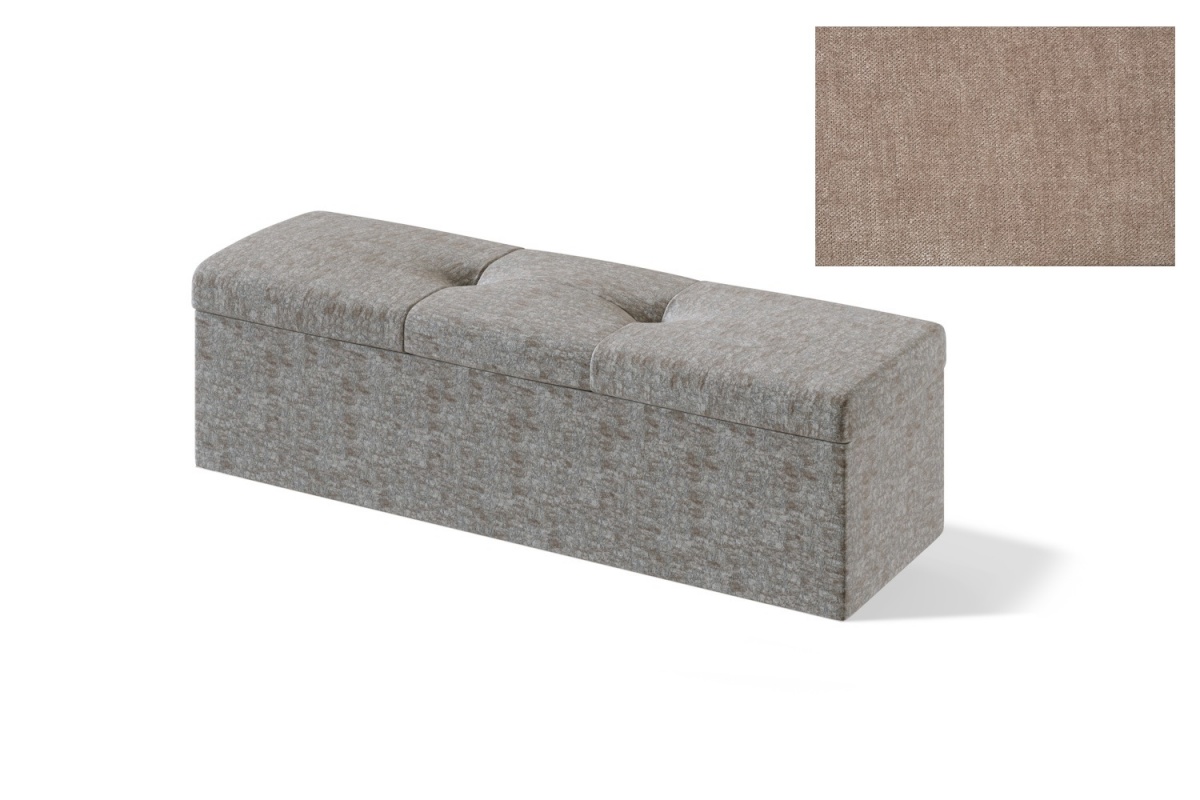 Sleepwell jalutsikast kontinentaalvoodile RED/BLACK ULVASEN, 150x47x50cm, BOLSHOI beež