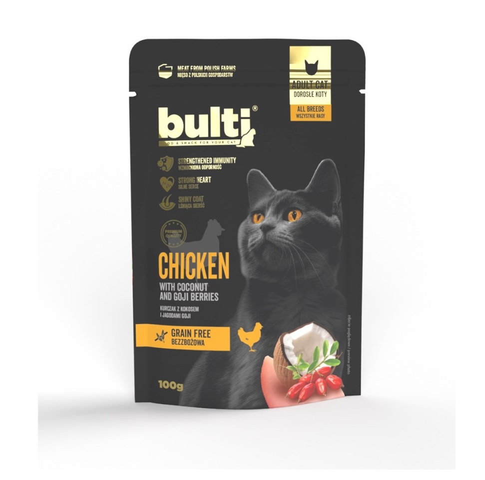 Bult kassitoit Superfoods Chicken with Coconut and Goji Berries, 100g