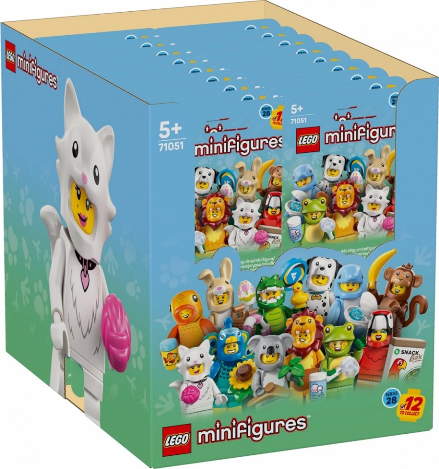Lego klotsid Blocks Minifigures 71051 Animal series 28 (BOX)