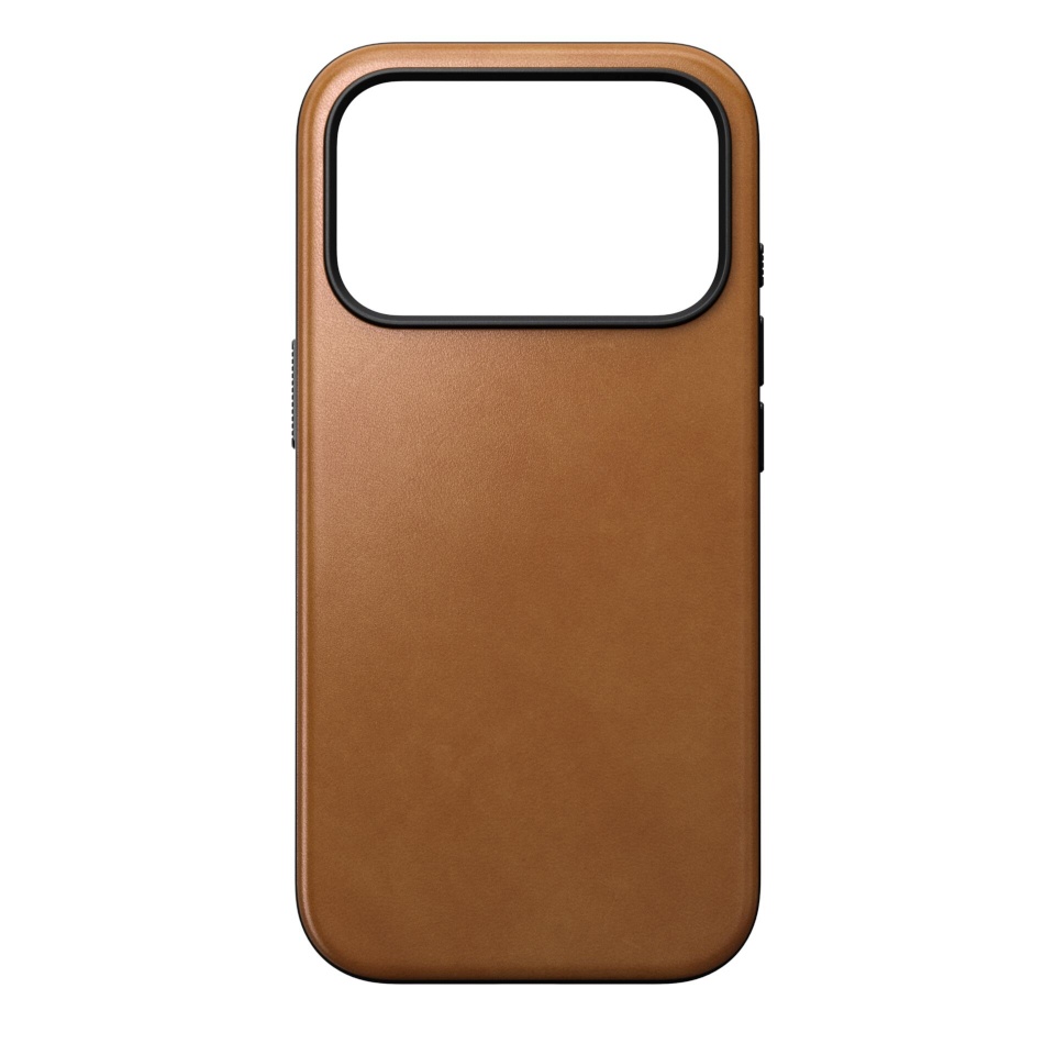 Nomad kaitsekest Modern Leather Case iPhone 17 Pro English Tan