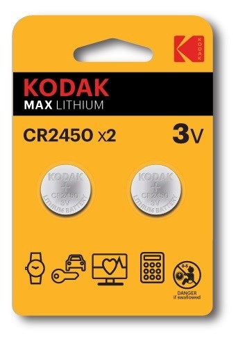 Kodak patarei CR2450 Single-use battery Lithium