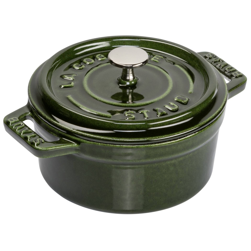 Staub ahjunõu Mini Cocotte 10cm round basil roheline, cast iron