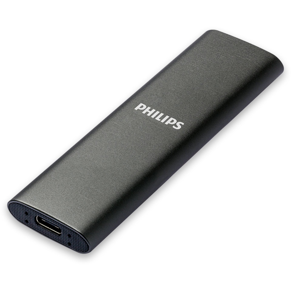 Philips kõvaketas SSD 1TB Ultra Speed USB 3.2, Space Grey