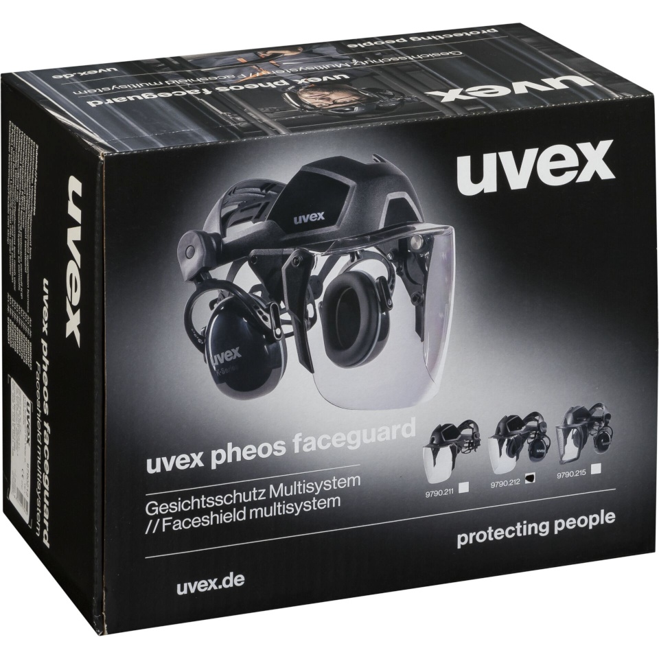 Uvex kaitsekiiver pheos faceguard PC Visier mI GHS