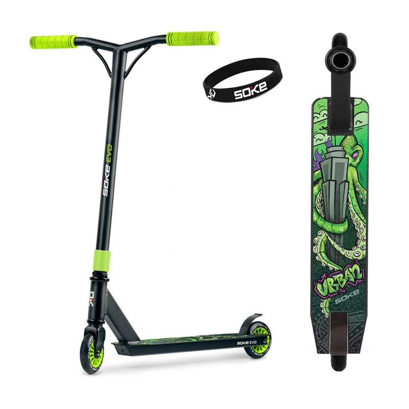 SOKE Trikitõukeratas EVO, roheline