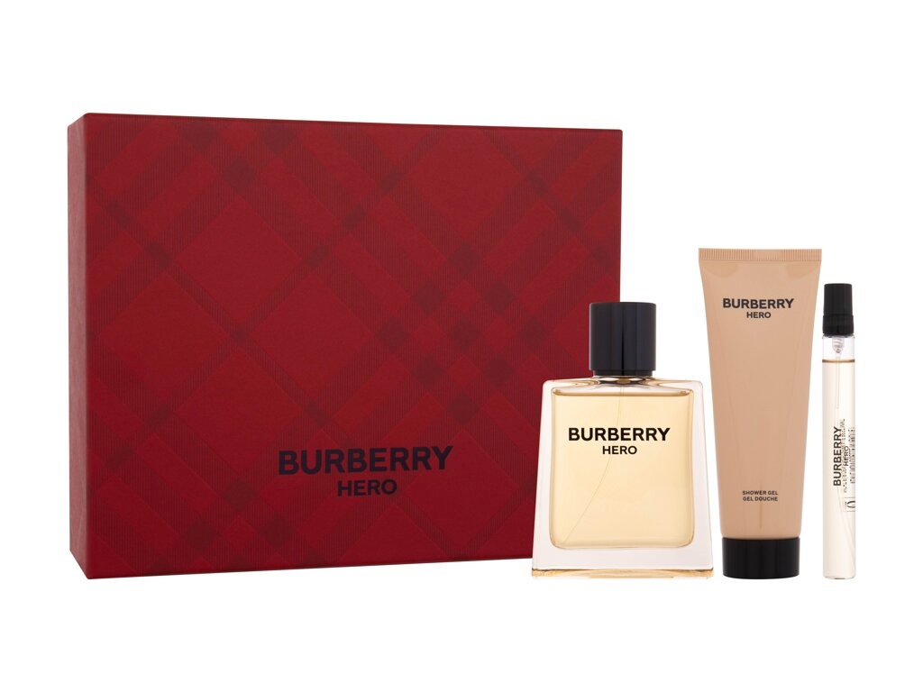 Burberry komplekt Hero EDT 100ml + Shower Gel 75ml + EDT 10ml, meestele