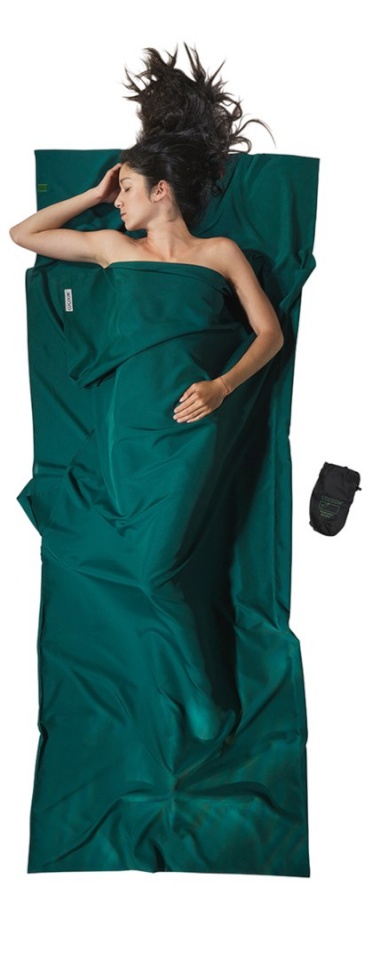 Cocoon magamiskott TravelSheet Rectangular sleeping bag Polyester roheline