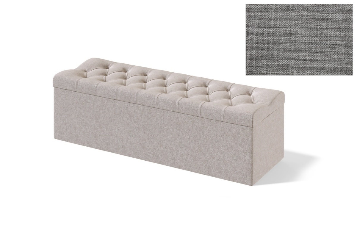 Sleepwell jalutsikast kontinentaalvoodile RED/BLACK SOLHALL, 180x47x50cm, MANGO helehall