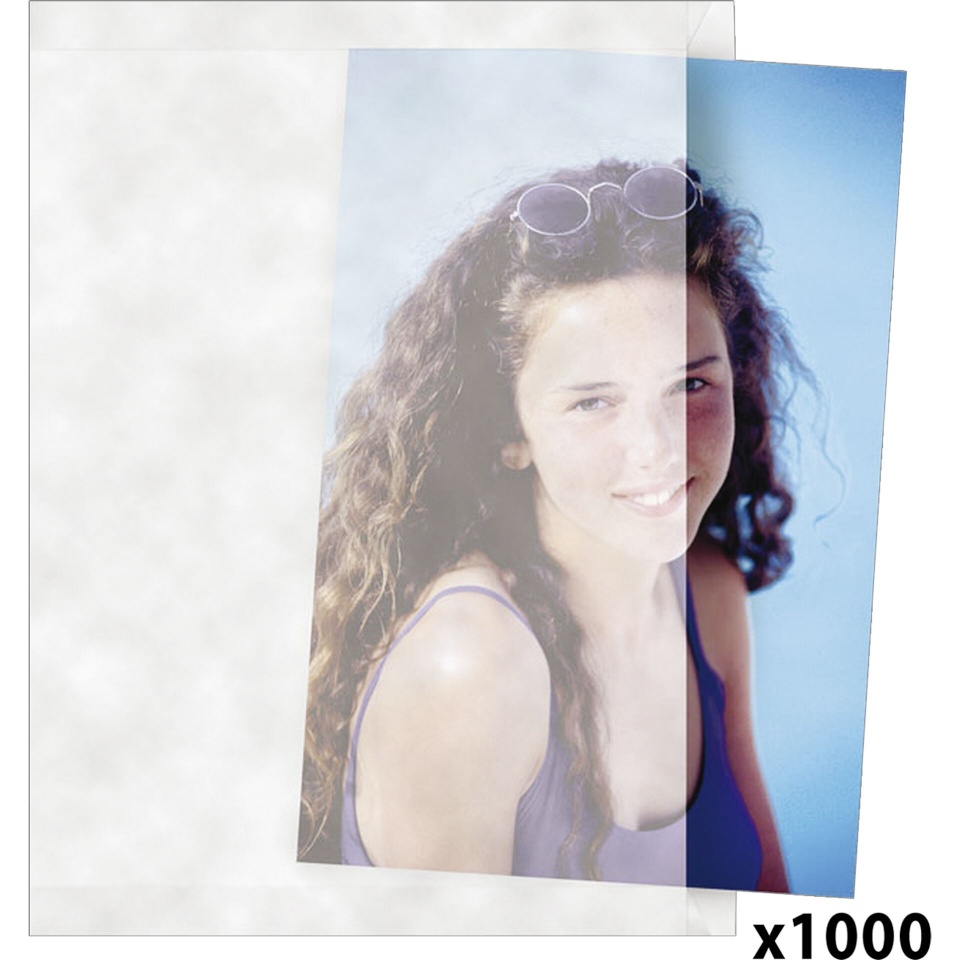 Daiber fototaskud 1x1000 Glassine Sleeves 13x18 Broadside Opening