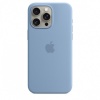 Apple kaitsekest Silicone Case with MagSafe for iPhone 15 Pro Max Winter Blue, sinine