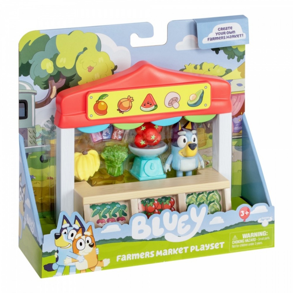 Tm Toys mängufiguur set Mini Bluey Grocery store