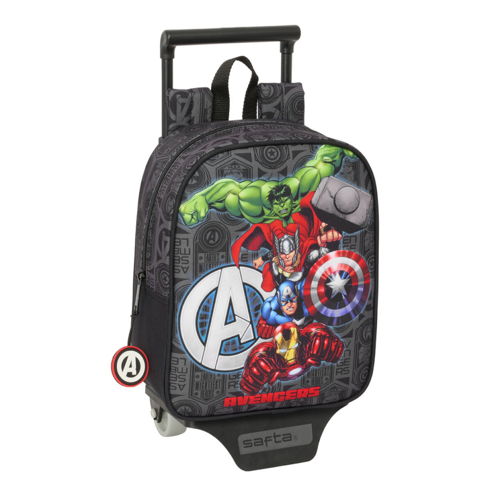 Marvel ratastega koolikott Vendetta must 22x27x10cm