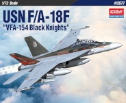 Academy Plastic model Plane USN F/A-18F VFA-154 must Kinghts 1/72