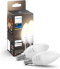 Philips lambipirn Hue LED Smart Bulb Multipack, BT, White, E14, Candle-Shaped, 2tk