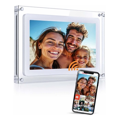 B-Photo pildiraam Frameo Digital Photo Frame HF-A101 Acryl must 10.1 "