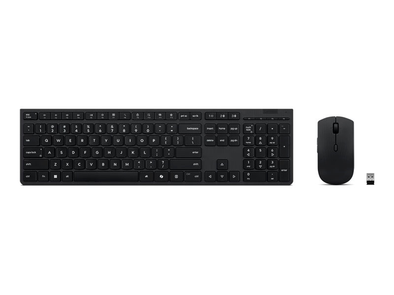 Lenovo klaviatuur Professional | Keyboard and Mouse Combo | Wireless | Russian/Cyrillic | must | 2.4 GHz, Bluetooth