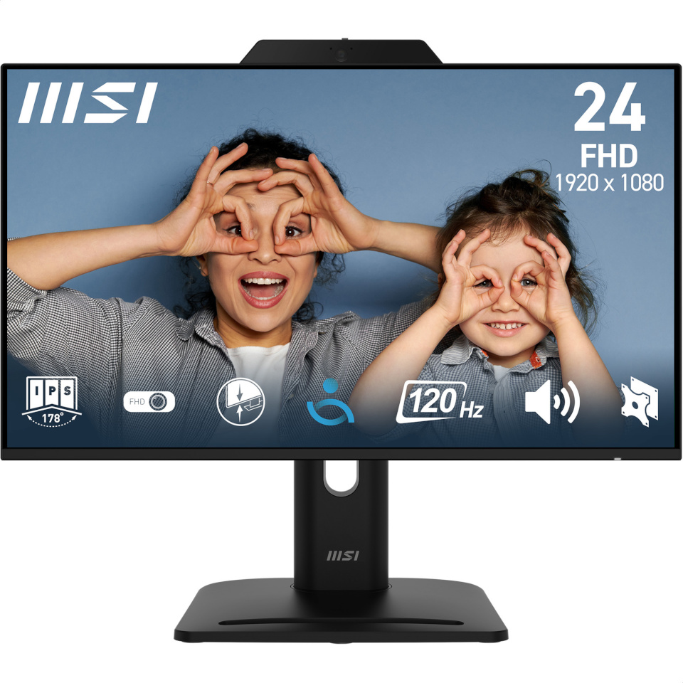 MSI monitor pro Mp242pmg 23.8" IPS, FHD, 16:9, 120hz 1Ms, speakers promp242pmg
