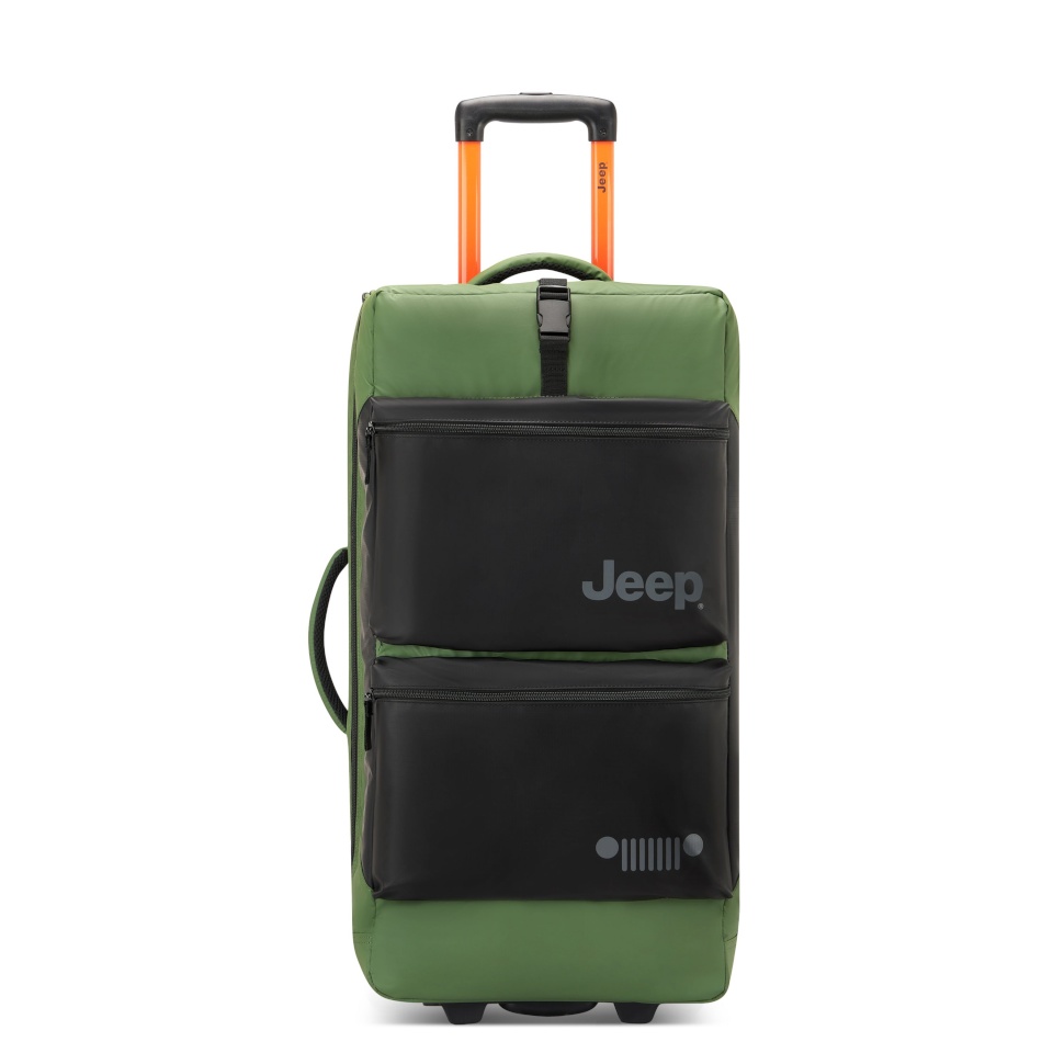 Delsey pagasikohver Jeep JS006B ratastel reisikott, 73 cm, roheline