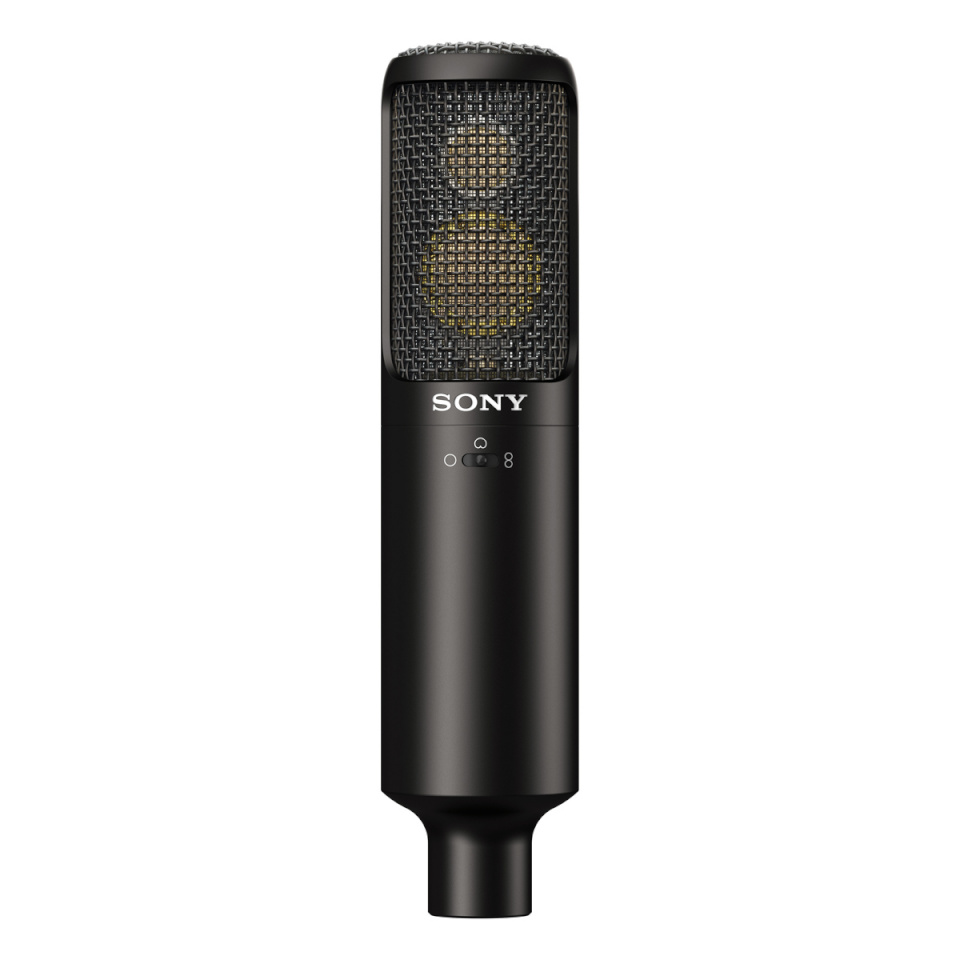 Sony C-100 kahesuunaline mikrofon. Kahe elemendiga kondensaatormikrofon.