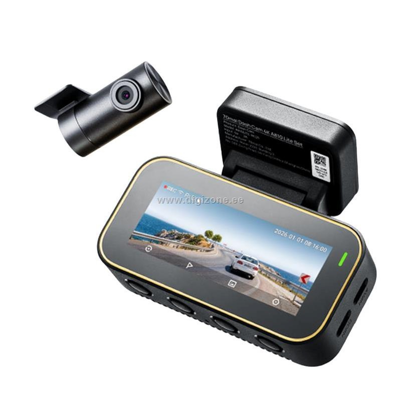 70mai pardakaamera Dash Cam A810Lite 4K + RearCam