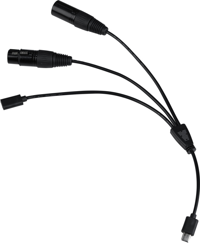 Nanlite kaabel USB-C to DMX Cable Splitter