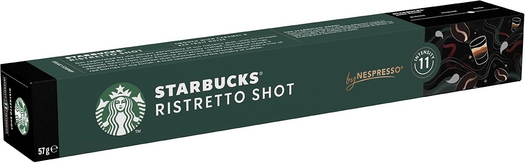 Starbucksi kohvikapslid Nespresso Ristretto, 10 tk, 57 g, 3 PAKEND