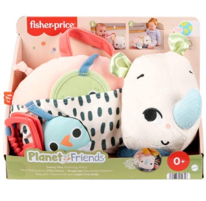 Fisher Price pehme mänguasi Nosorożec aktywizujący przytulanka