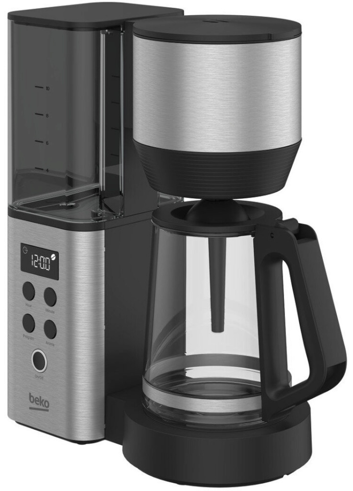 Beko filterkohvimasin CFM7355I Filter Coffee Machine, must/roostevaba teras