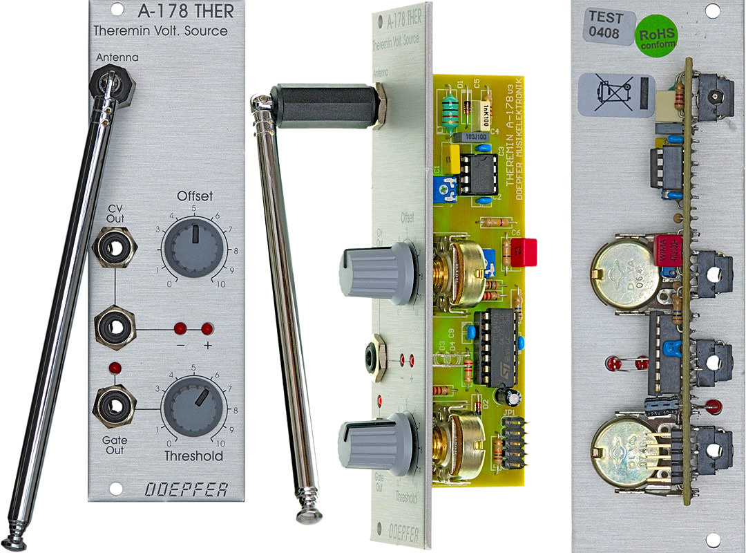 Doepfer A-178 Theremin juhtpingeallika Eurorack moodul