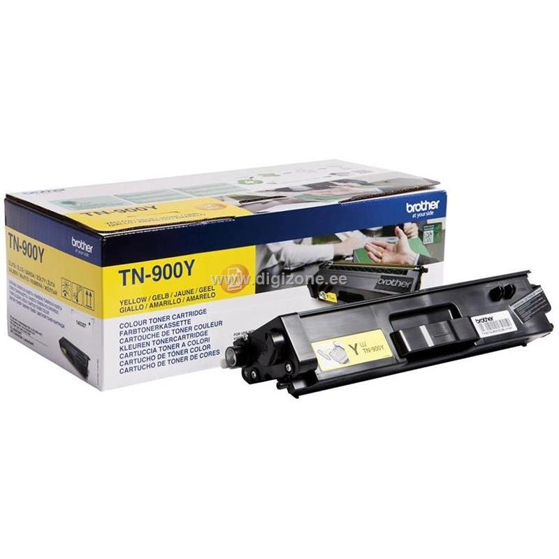 Brother tooner Toner TN-900 TN900 Yellow, kollane 6k (TN900Y)