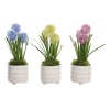 DKD Home Decor dekoratiivne taim Vaht sinine roosa kollane polüpropüleen 15x15x30cm 3 Tükid, osad