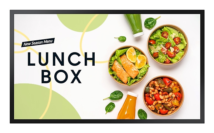 Samsung esitlusekraan 32" OM32D FULL-HD High Brightness WINDOW Display 2000 NITS, Wi-Fi, SOC