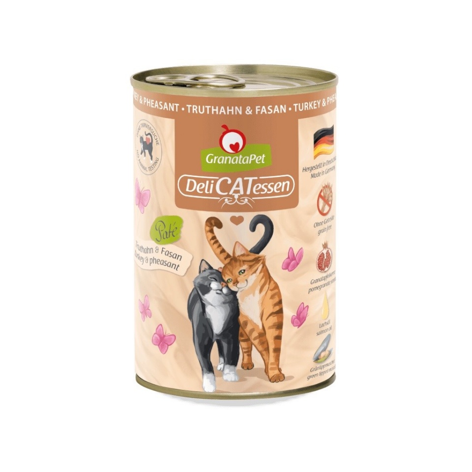 Fox4pets kassitoit GRANATAPET DeliCATessen Turkey and Pheasant, 400g