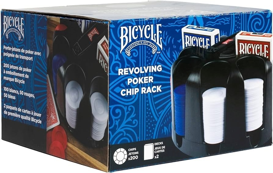 Bicycle Poker Revolving Poker Chip Rack (200)