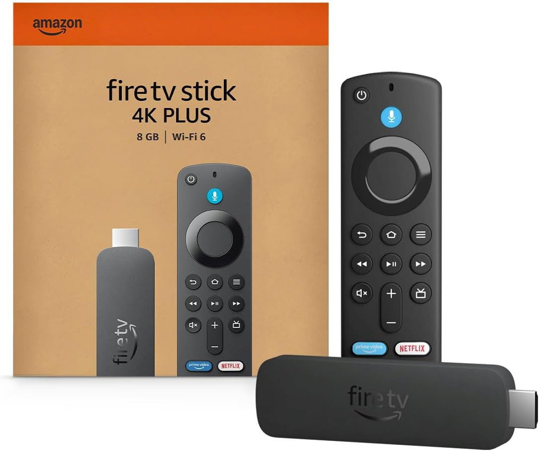 Amazon meediapleier Fire TV Stick 4k Plus WiFi 6, must