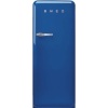 Smeg külmik FAB28RBE6 50-ndate stiil, 153cm, 244/26 l, 35dB, mehaaniline juhtimine, sinine