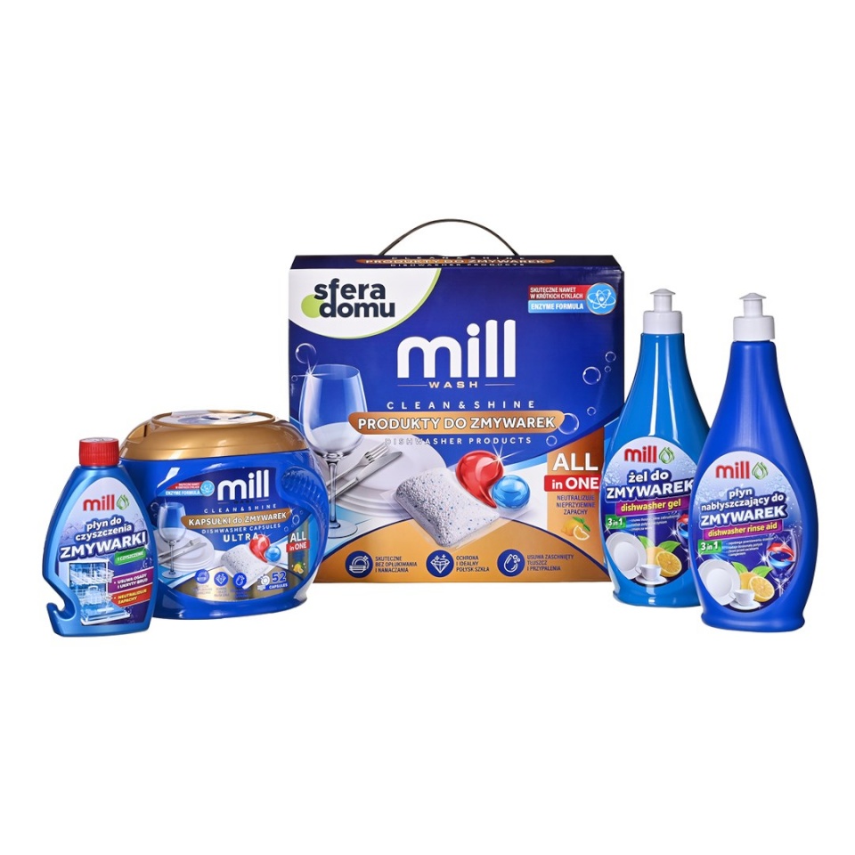 Madonis pesukapslid Zestaw chemii do zmywarek Mill