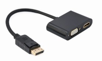 GEMBIRD A-DPM-HDMIFVGAF-01 DisplayPort male to HDMI female + VGA female adapter cable, must