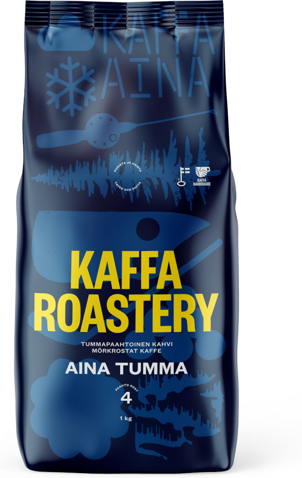 Kaffa Roastery kohvioad Aina Tumma Coffee Bean, 1kg